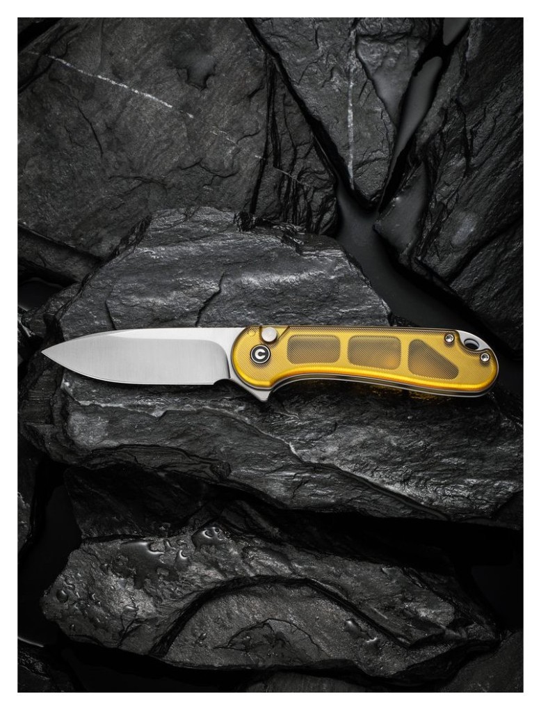 Ніж складаний Civivi Button Lock Elementum C18062P-7, укр, укр