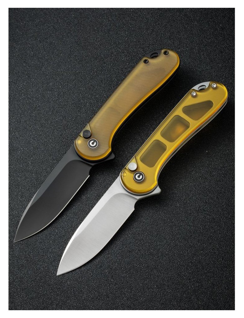 Ніж складаний Civivi Button Lock Elementum C18062P-7, укр, укр