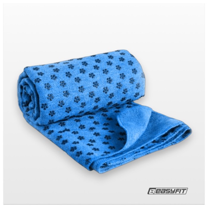 Рушник для йоги EasyFit Yoga Mat Towel з мікрофібри (Синій)