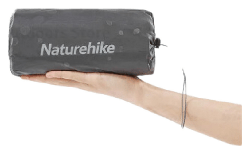 Матрас туристический надувной одноместный Naturehike CNH22DZ018, сверхлегкий, 183х58х7 см, зеленый, для туризма с мешком для надува.