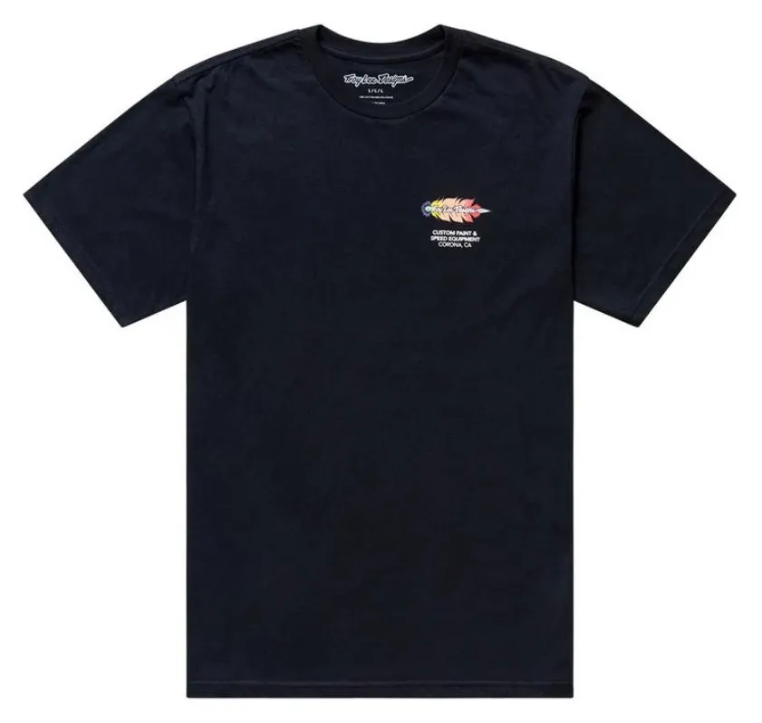 Футболка TLD FEATHER SS TEE; [BLACK / BLACK] XL (OBOD_701571025)