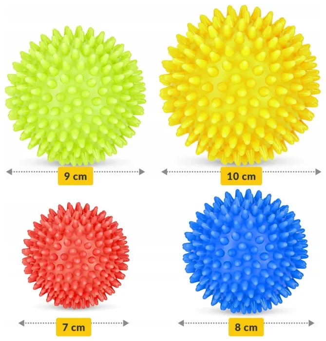 Массажные мячи с шипами 4FIZJO Spike Balls 4 шт (P-5907739310514)