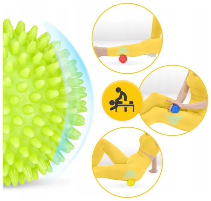 Массажные мячи с шипами 4FIZJO Spike Balls 4 шт (P-5907739310514)