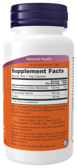 Phosphatidyl Serine 100mg - 120 vcaps