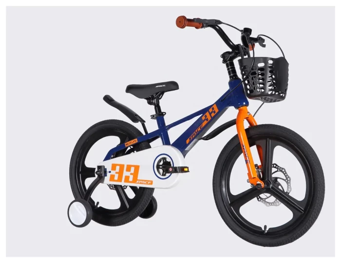 Велосипед MG 18" SPACE KID ORION DD рама-10" синiй з помаранчевим 2026