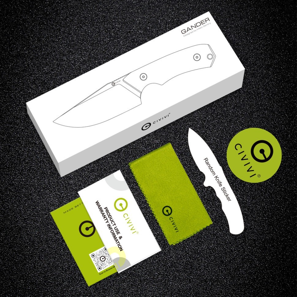 Ніж Civivi Gander C24058B-3, укр, укр