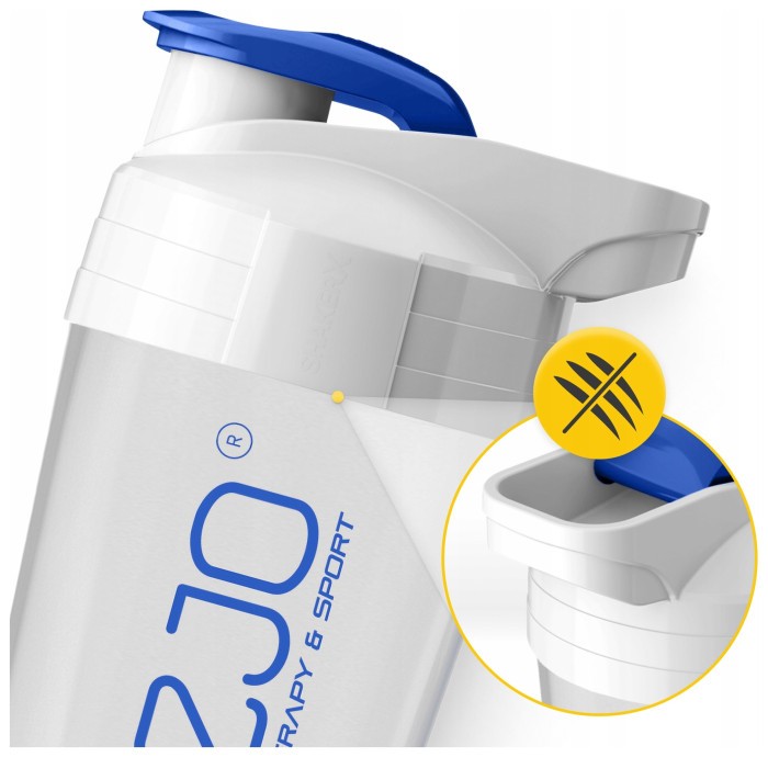 Шейкер спортивный 4FIZJO Ultra 700 мл White/Blue (P-5905973407076)