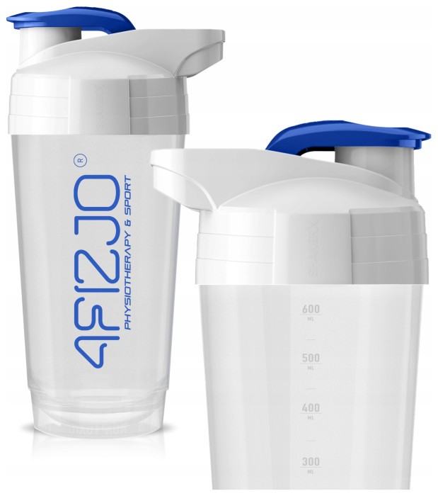 Шейкер спортивный 4FIZJO Ultra 700 мл White/Blue (P-5905973407076)
