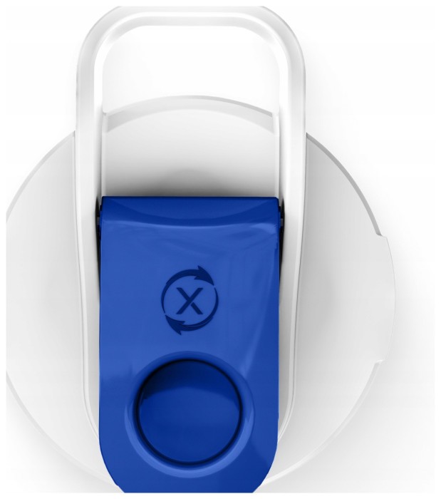 Шейкер спортивный 4FIZJO Ultra 700 мл White/Blue (P-5905973407076)
