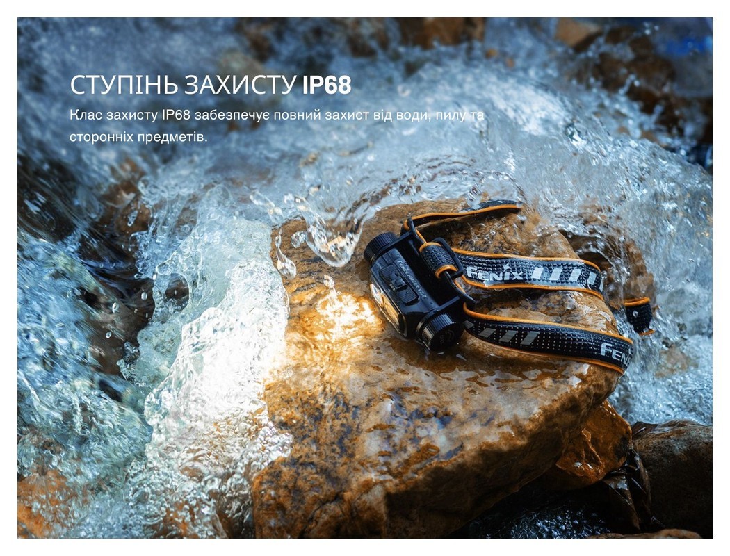 Ліхтар налобний Fenix HM60R 2.0, укр, укр