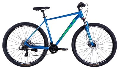 Велосипед уцененный AL 29" Formula THOR DD CS рама-21" синий с зеленым 2026