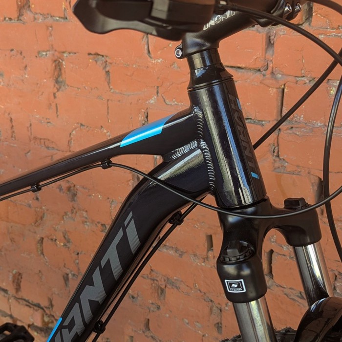 Велосипед гірський 27,5" Avanti Boost 650B+ Black Blue (2026)