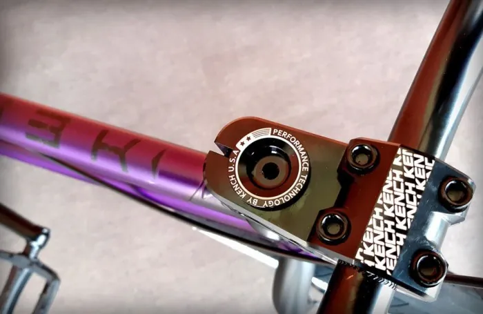 Велосипед BMX - Kench Street Pro Ch-Mo (2021) фіолетовий (трюковий велосипед)