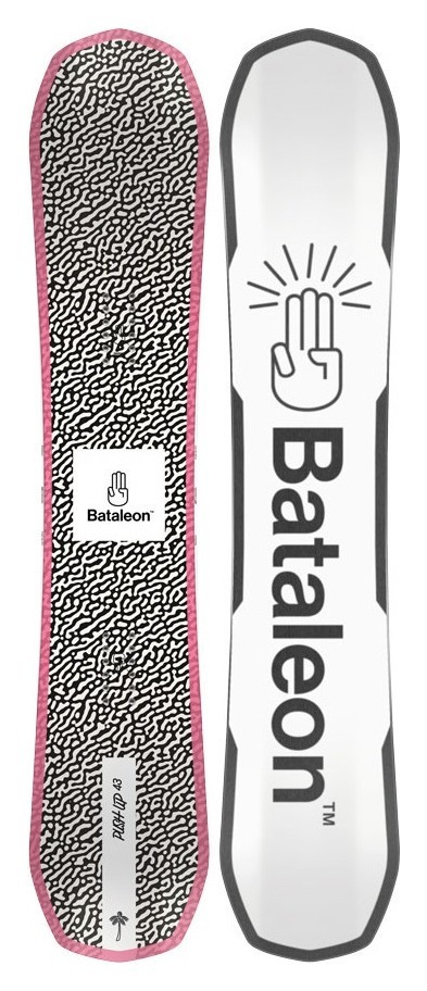 Сноуборд Bataleon PUSH UP 152 White/black/pink (BA.21.15.PU.) O