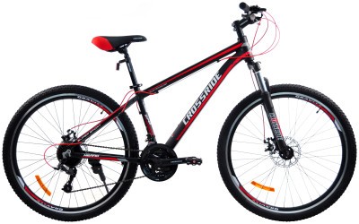 ВЕЛОСИПЕД CROSSRIDE 27,5 MTB ST "HILAND", Чорно-червоний
