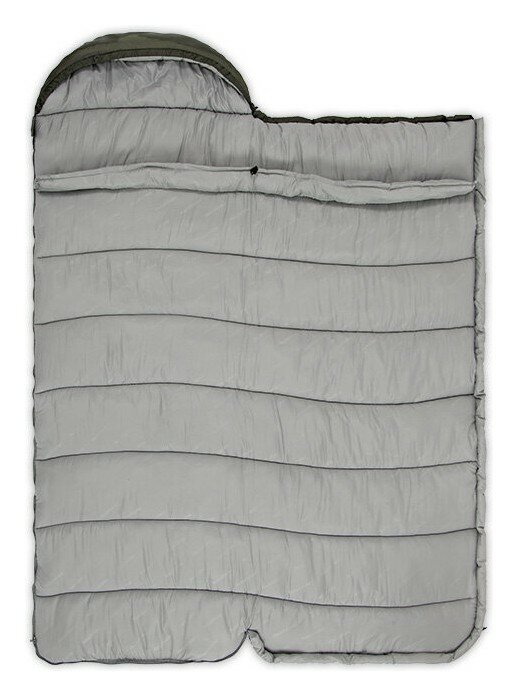 Спальник с капюшоном Naturehike U350 NH20MSD07, (1°C), левый, зеленый