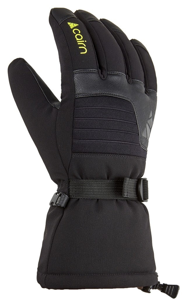 Перчатки Cairn Olympus full black-lemon