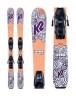 Лежи горные комплект для подростков K2 LUV BUG 4.5+FDT JR 112см Pink/purple/white (10E0809.209.1+10D1019.109.2) Фото - 1