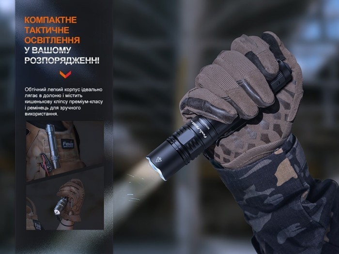 Ліхтар тактичний Fenix PD36R Pro RED, укр, укр