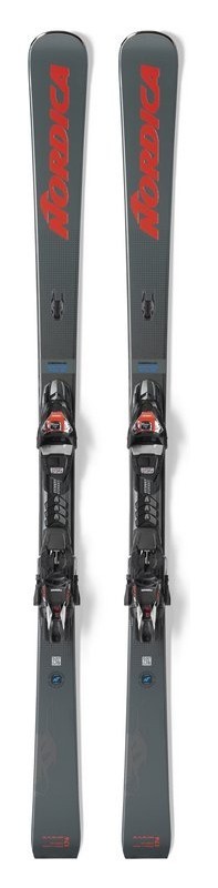 Лижі гірські комплект Nordica DOB.SPITF.76 PRO+TPX12 FDT 168см Grey/red/black (0A124100) WRH, укр, укр