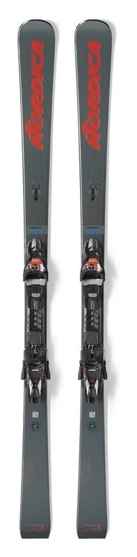Лижі гірські комплект Nordica DOB.SPITF.76 PRO+TPX12 FDT 168см Grey/red/black (0A124100) WRH (168 см чорний, сірий/червоний)