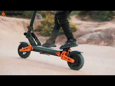 Электросамокат KEPOW D2 (800 Вт; 20 А*ч; 48 В), колеса 10”, черный