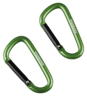 Munkees 3206 карабин D 6 мм x 60 мм (пара) grass green