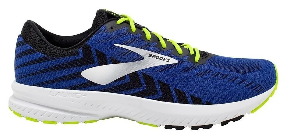 Кросівки чоловічі Brooks LAUNCH 6 M 41 (8.0US) Blue/black/nightlife (1102971D419) (290мм blue/black/night life)