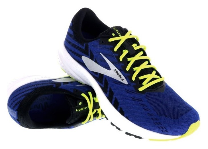 Кроссовки мужские Brooks LAUNCH 6 M 41 (8.0US) Blue/black/nightlife (1102971D419)