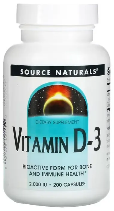 Vitamin D-3 2000 IU - 200 caps