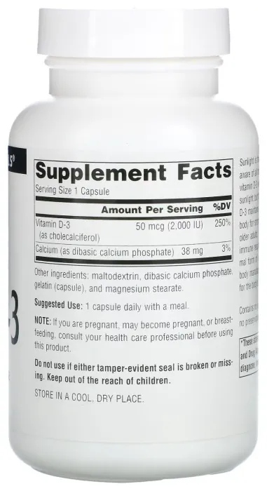 Vitamin D-3 2000 IU - 200 caps