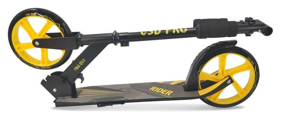 Самокат USD PRO Rider Black/Yellow (UES20U2S)