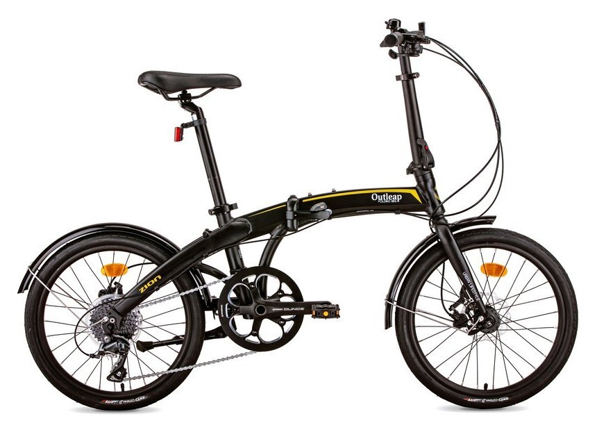 Велосипед Outleap Zion 20" M Black Gold, укр, укр