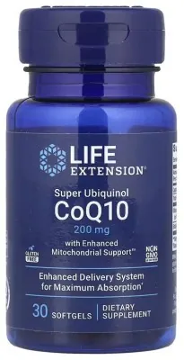 Super Ubiquinol CoQ10 with Enhanced Mitochondrial Support™ 200 mg - 30 softgels