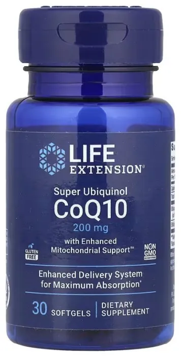 Super Ubiquinol CoQ10 with Enhanced Mitochondrial Support™ 200 mg - 30 softgels