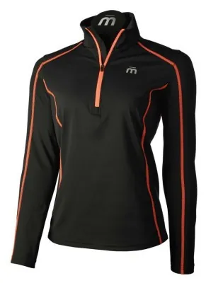 Кофты и толстовки для фитнеса MICO (MA00710) HALF NECK ZIP SHIRT X-PERFORMANCE 2024