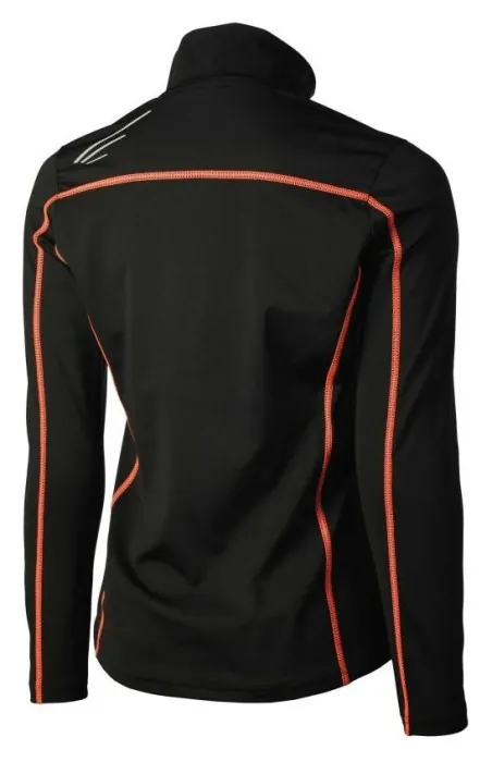 Кофты и толстовки для фитнеса MICO (MA00710) HALF NECK ZIP SHIRT X-PERFORMANCE 2024