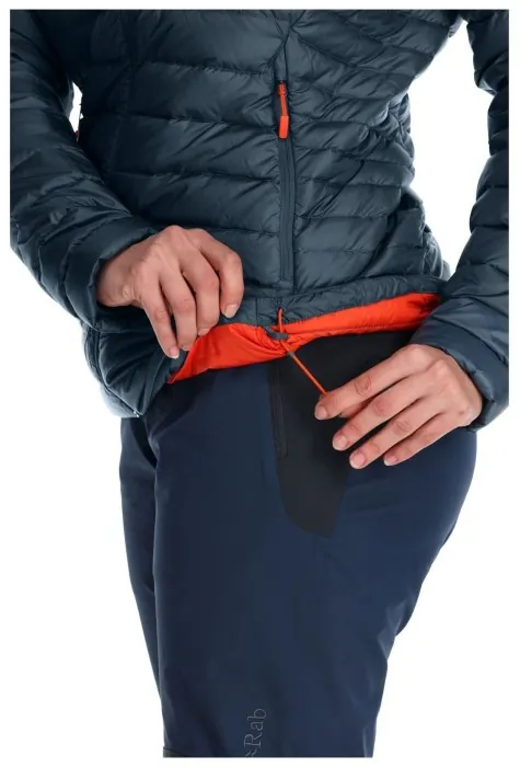 Легкий женский пуховик Rab Microlight Alpine Jacket Wmns, Black, 8