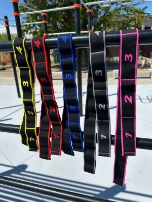 Резинка для растяжки и фитнеса с цифрами (8804) Bavar Sport