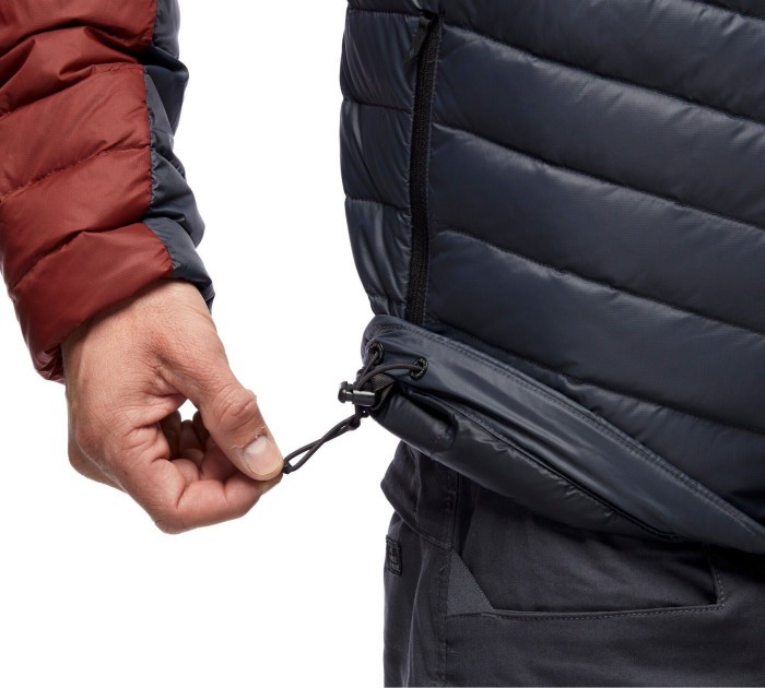 Трекинговый мужской пуховик Black Diamond Access Down Jacket, S - Dark Crimson/Carbon