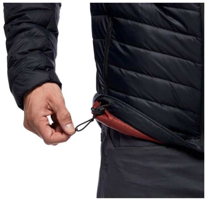 Трекинговый мужской пуховик Black Diamond Access Down Jacket, S - Dark Crimson/Carbon