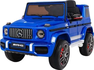 Дитяча акумуляторна машинка Mercedes AMG G63 Синя