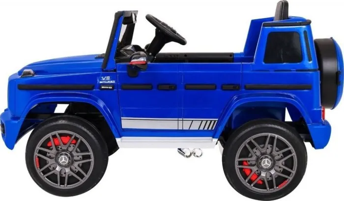 Дитяча акумуляторна машинка Mercedes AMG G63 Синя