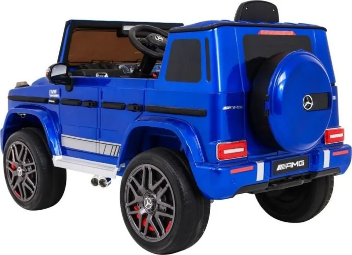 Дитяча акумуляторна машинка Mercedes AMG G63 Синя
