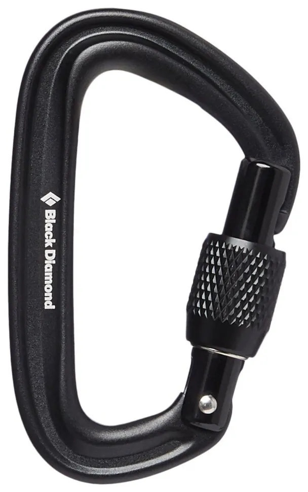 Карабін Black Diamond LiteForge Screwgate Carabiner, Black, One Size (SHM_BD 210248.0002)
