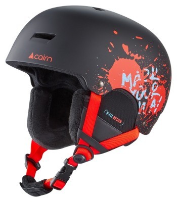 Cairn шлем Darwin Jr black-fire paint 51-52