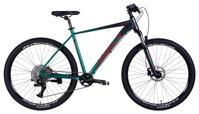 Велосипед AL 29" Formula ZEPHYR EXPERT HDD рама-21" темно-серебристый с зеленым 2025