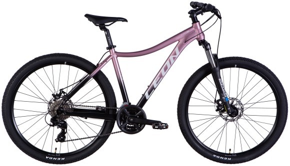 Велосипед AL 27,5" Leon XC LADY 105 DD CS рама-18" розовый с черным 2025
