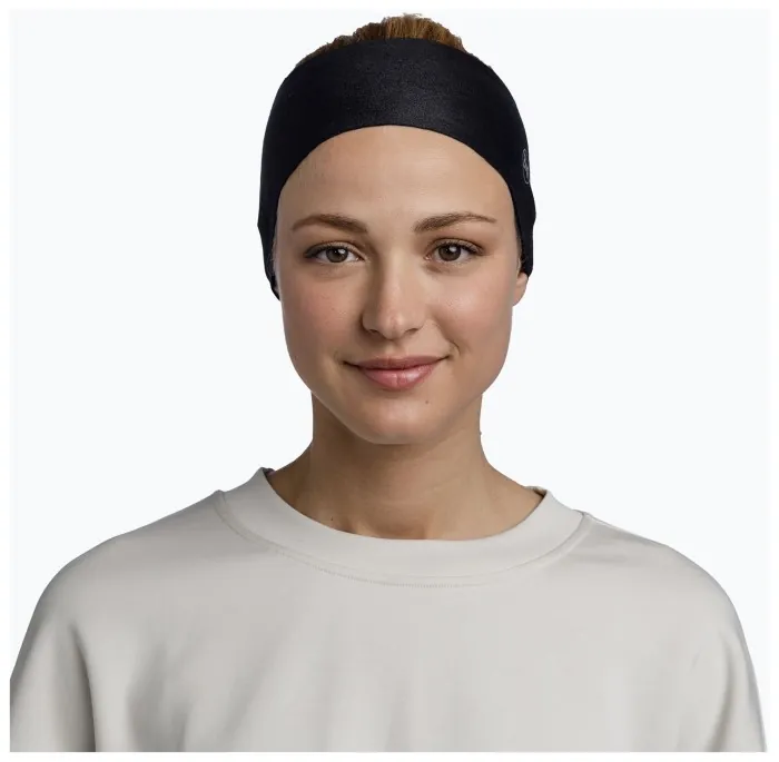 Пов'язка на голову Buff Thermonet Headband, Solid Black