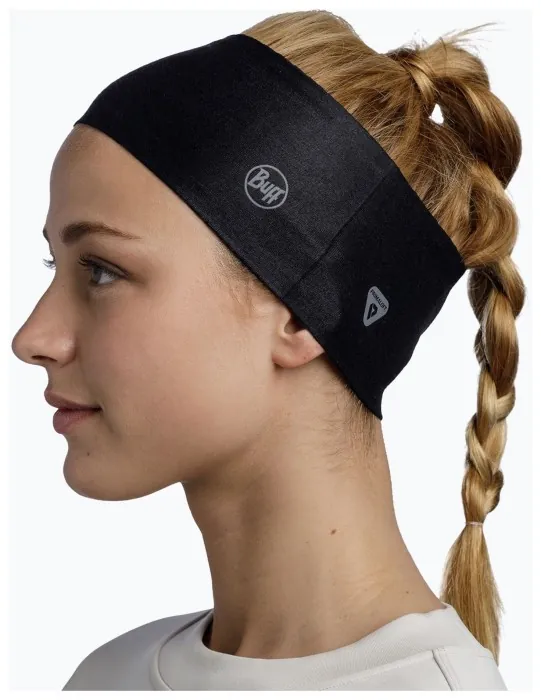 Пов'язка на голову Buff Thermonet Headband, Solid Black